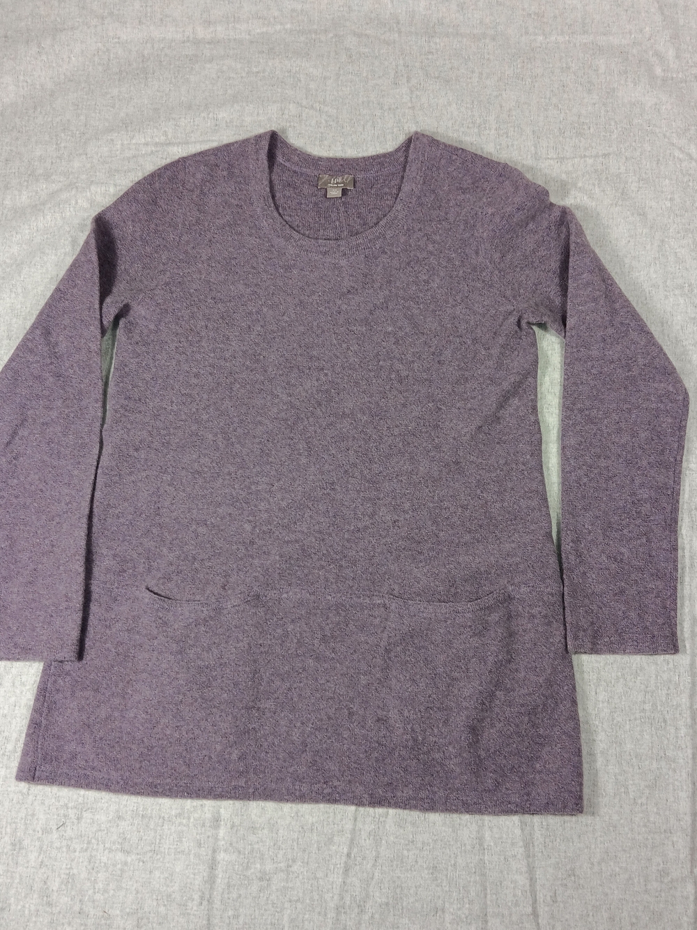 J.Jill Wool Cashmere Blend Tunic Knit Sweater Pockets Cottagecore Size XS